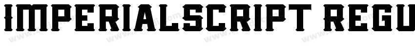 ImperialScript Regul字体转换